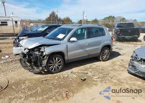 2012 Volkswagen Tiguan Se z USA, uszkodzony, nr VIN WVGAV7AX0CW531903